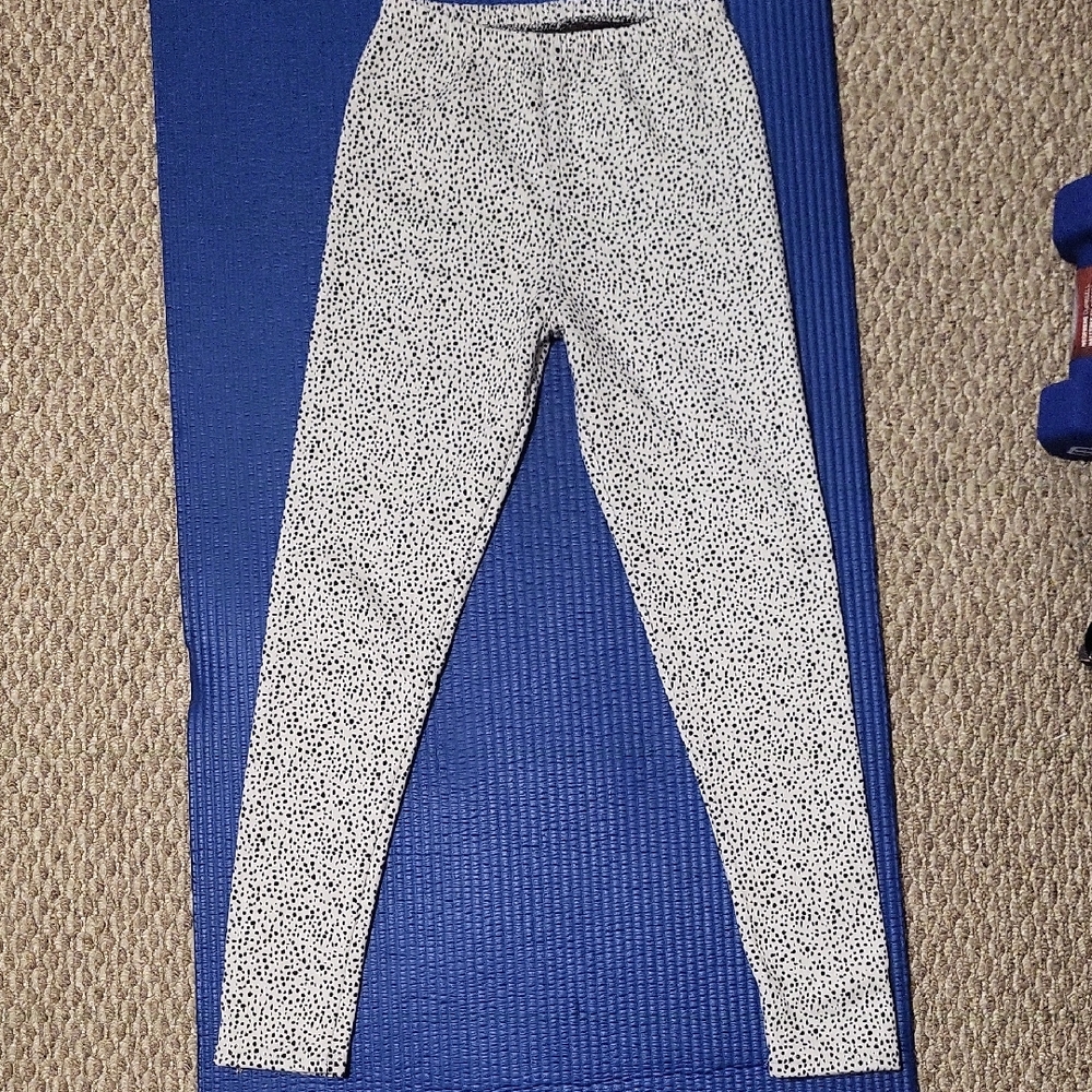 SHEIN Black and White Kids Leggings